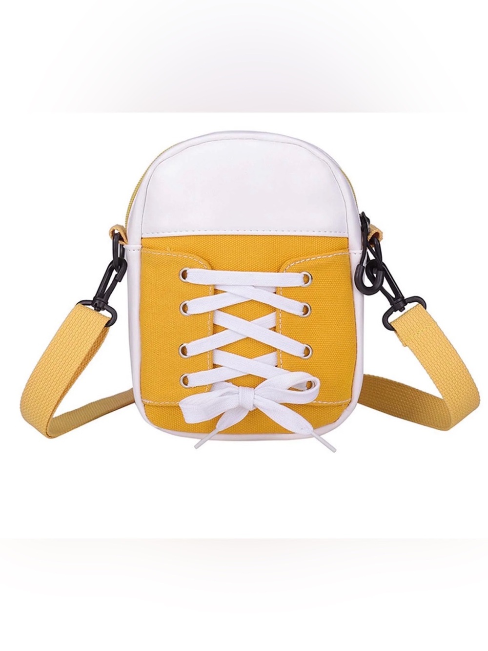 WACKY SHOE CANVAS CROSSBODY BAG